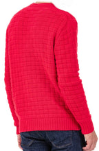 Balldiri 100% Kaschmir Pullover Herren Rundhals 14 - fädig - rot - Balldiri