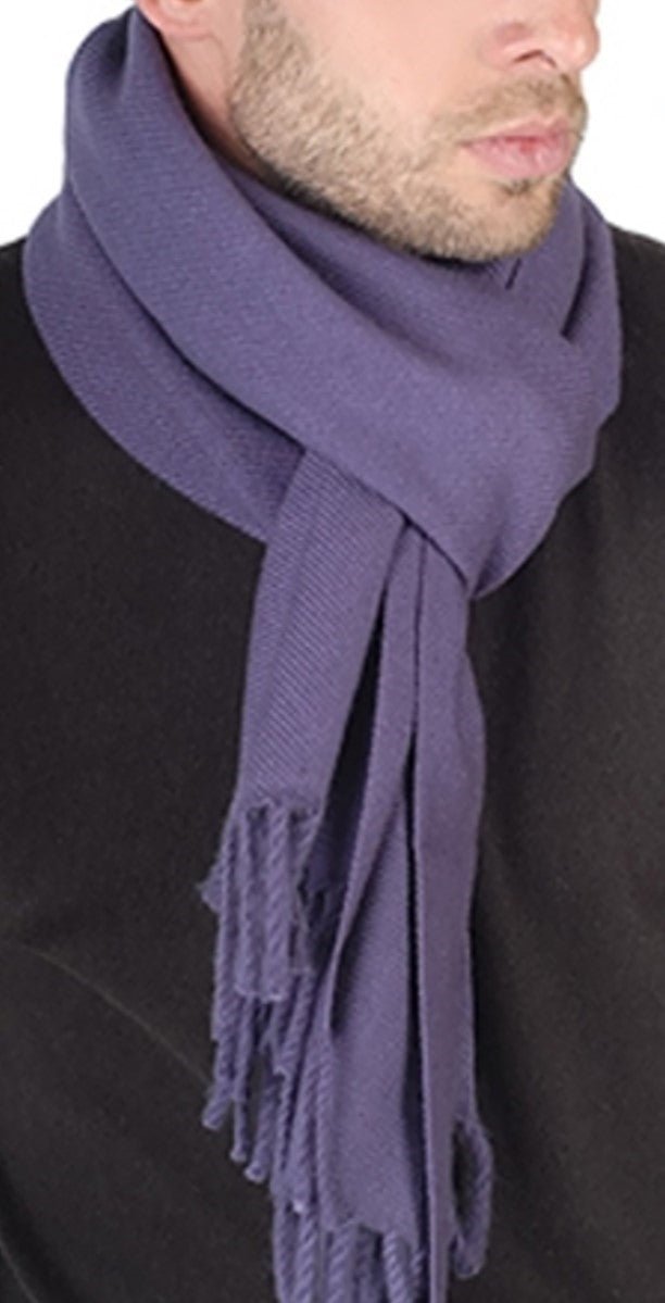 Balldiri 100% Kaschmir Schal 170 x 25 cm 4 - fädig - brombeere - Balldiri