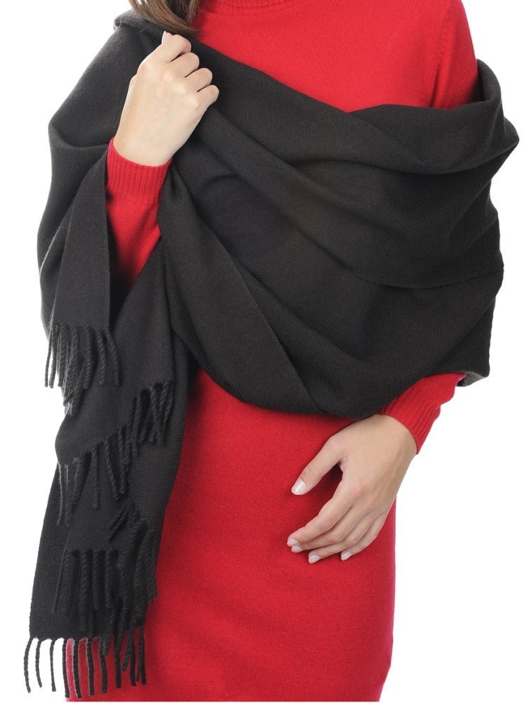Balldiri 100% Kaschmir Stola Schal 200 x 90 cm 4 - fädig für ultimativen Komfort - champagner - Balldiri