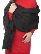 Balldiri 100% Kaschmir Stola Schal 200 x 90 cm 4 - fädig für ultimativen Komfort - champagner - Balldiri