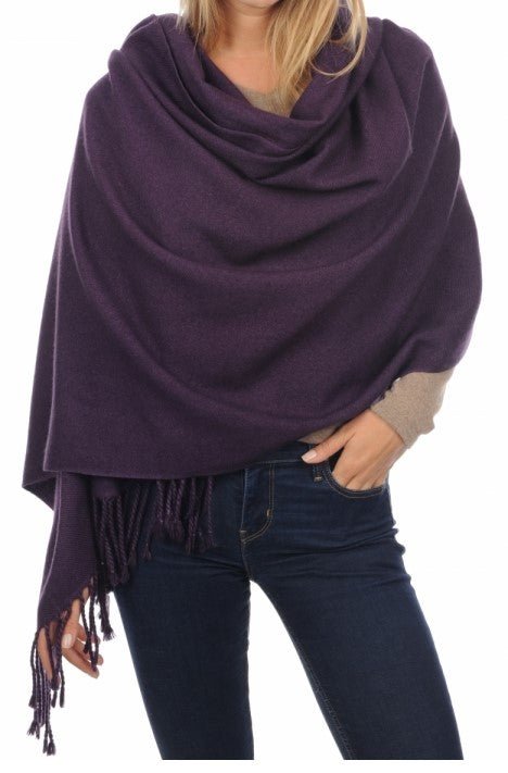 Balldiri 100% Kaschmir Stola Schal 200 x 90 cm 4 - fädig für ultimativen Komfort - beige - Balldiri