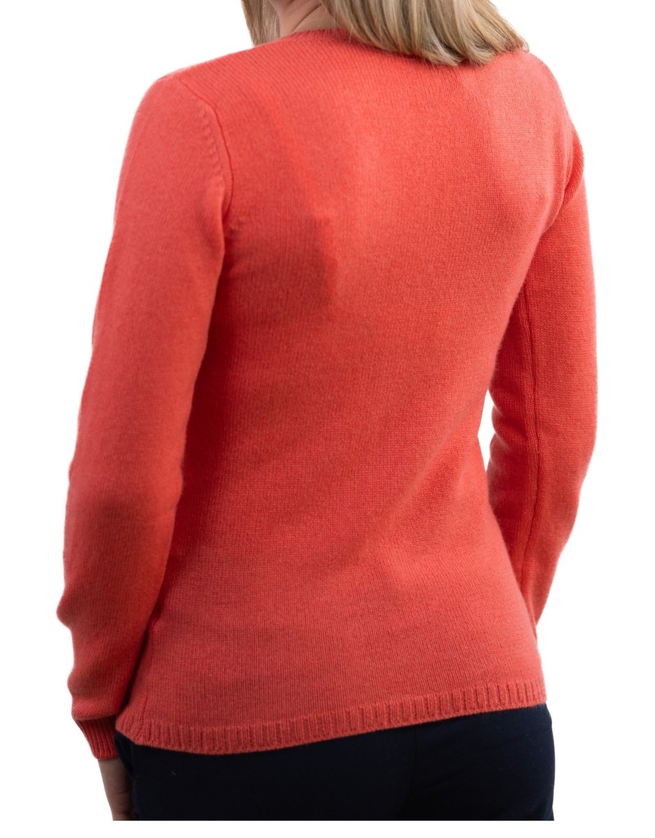 Balldiri 100% Kaschmir V - Pullover Damen 4 - fädig für stilvolle Eleganz - anthrazit meliert - Balldiri