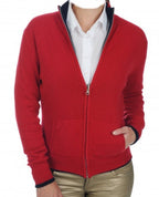 Balldiri 100% Kaschmir Wendejacke Damen 4 - fädig - Stilvoll und Vielseitig - hellgrau / rosa - Balldiri