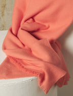 Balldiri 100% Kaschmirdecke 180 x 220 cm – Luxuriöse 6 - fädige Kaschmirdecke 180x220 cm - peach - Balldiri