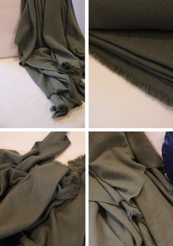 Balldiri 100% Kaschmirdecke 180 x 220 cm – Luxuriöse 6 - fädige Kaschmirdecke 180x220 cm - navyblau - Balldiri