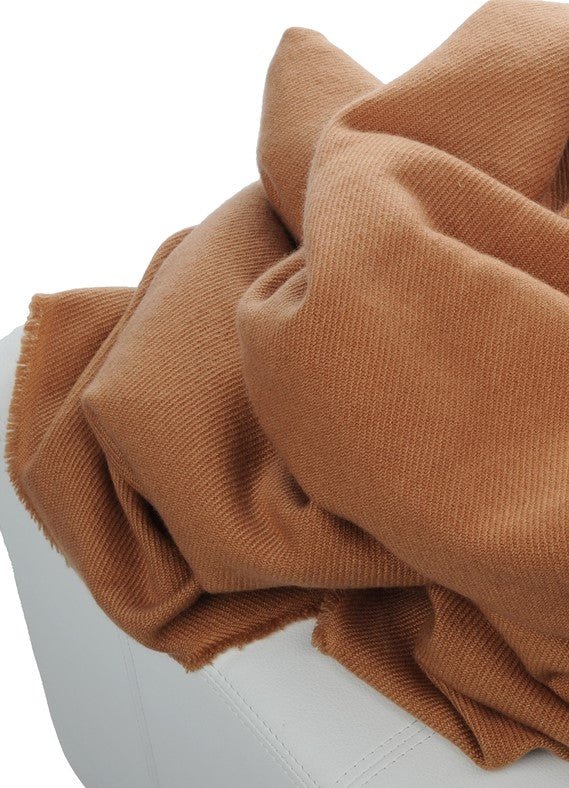 Balldiri 100% Kaschmirdecke 240 x 260 cm 6 - fädig - camel - Balldiri