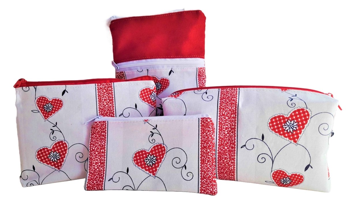 Balldiri 4 teiliges Taschenset - Herz - Balldiri