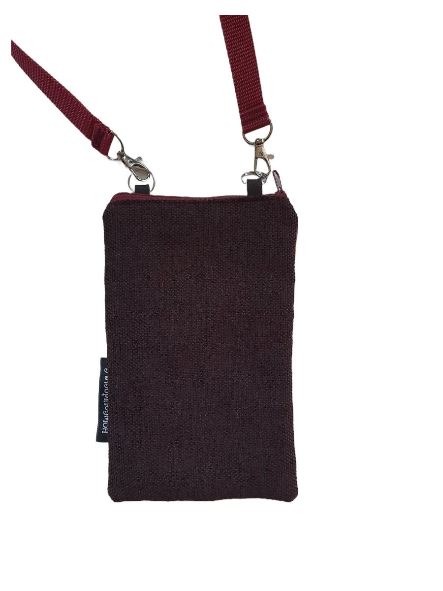 Balldiri Crossbody Bag aus Stoff Handtasche - rosa/braun - Balldiri