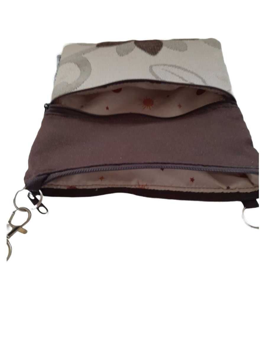 Balldiri Crossbody Bag aus Stoff Handtasche - braun/beige - Balldiri