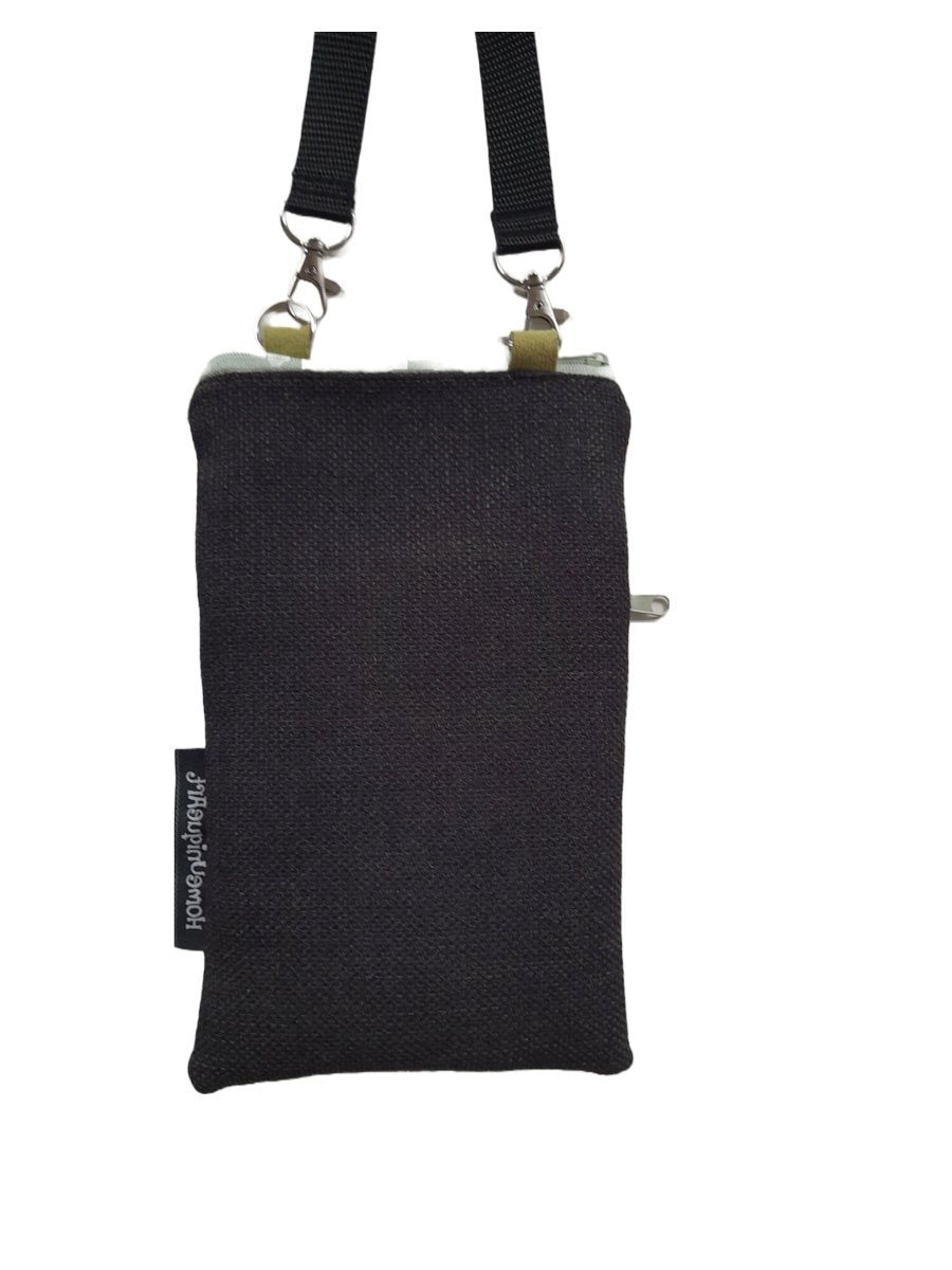 Balldiri Crossbody Bag aus Stoff Handtasche - grün/schwraz - Balldiri