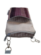 Balldiri Crossbody Bag aus Stoff Handtasche - beige/lila - Balldiri