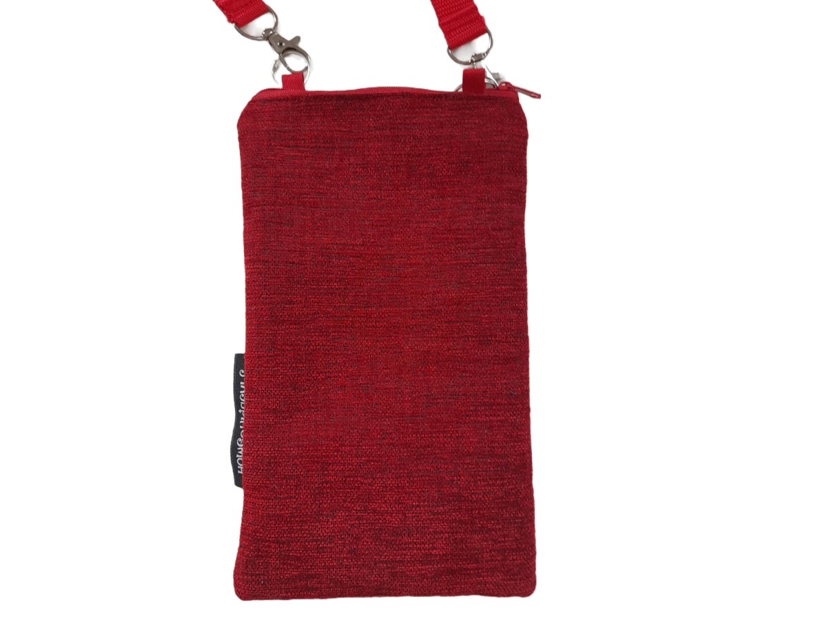 Balldiri Crossbody Bag aus Stoff Handtasche - rot/rot - Balldiri