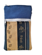 Balldiri Crossbody Bag aus Stoff Handtasche - blau/gelb - Balldiri