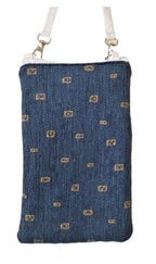 Balldiri Crossbody Bag aus Stoff Handtasche - blau/gelb - Balldiri