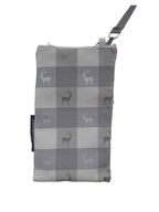 Balldiri Crossbody Bag aus Stoff Handtasche - beige/kariert Hirsch - Balldiri