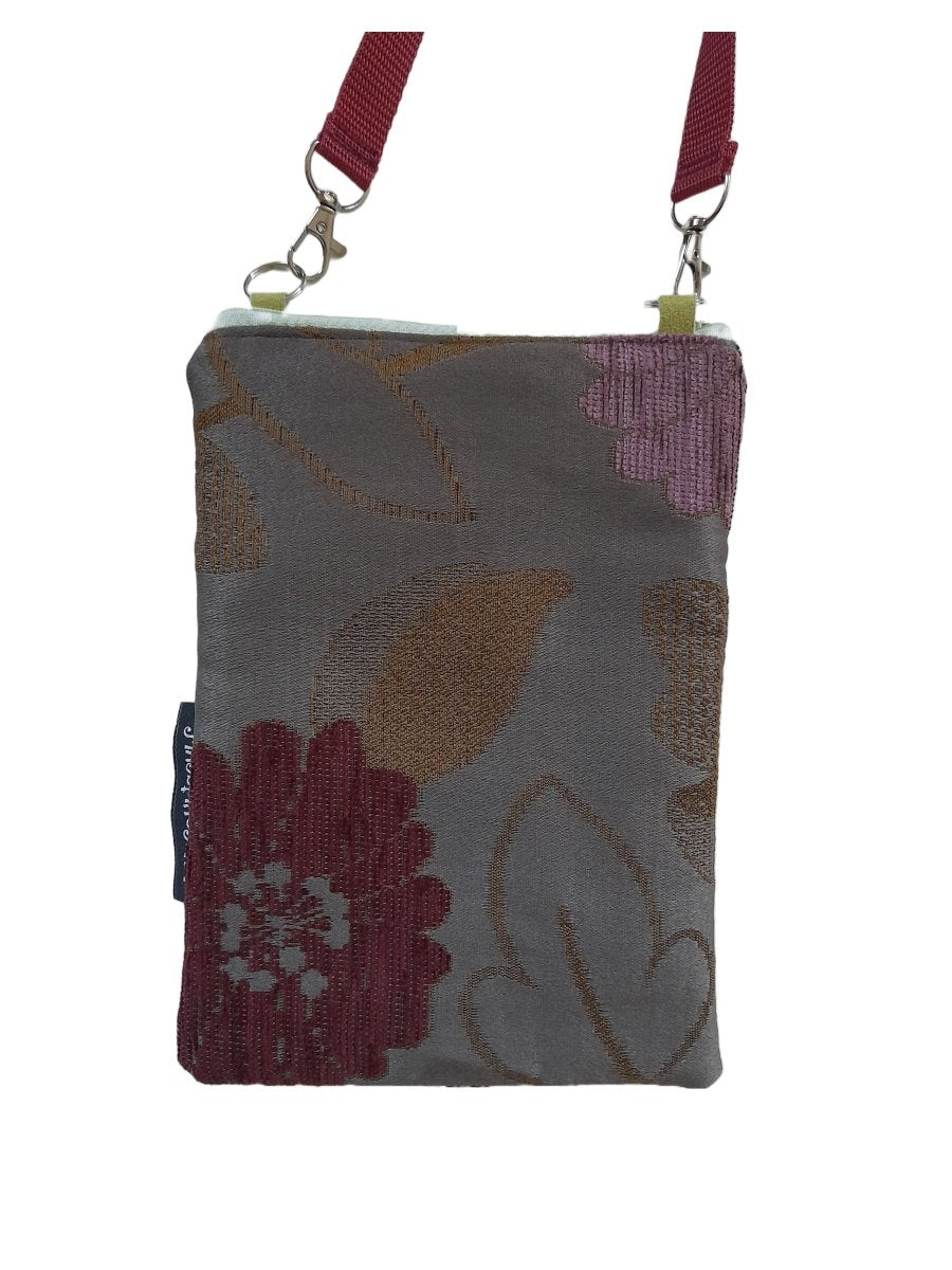 Balldiri Crossbody Bag aus Stoff Handtasche - grün/bordeaux - Balldiri