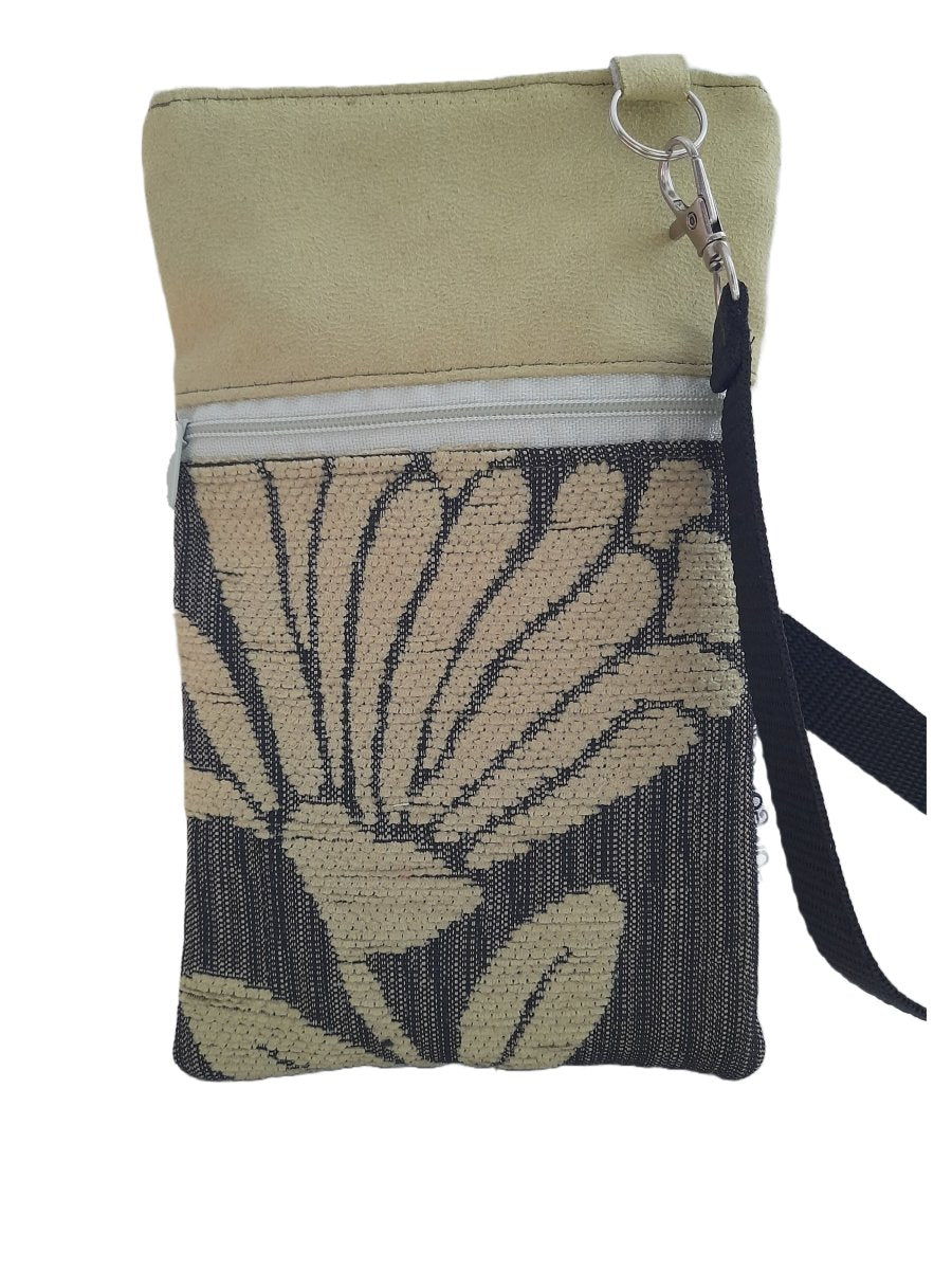 Balldiri Crossbody Bag aus Stoff Handtasche - grün/schwraz - Balldiri