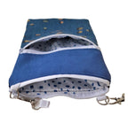 Balldiri Crossbody Bag aus Stoff Handtasche - blau/blau - Balldiri