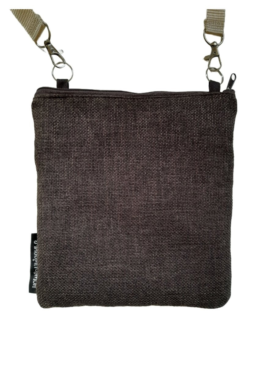 Balldiri Crossbody Bag aus Stoff Handtasche - braun/beige - Balldiri
