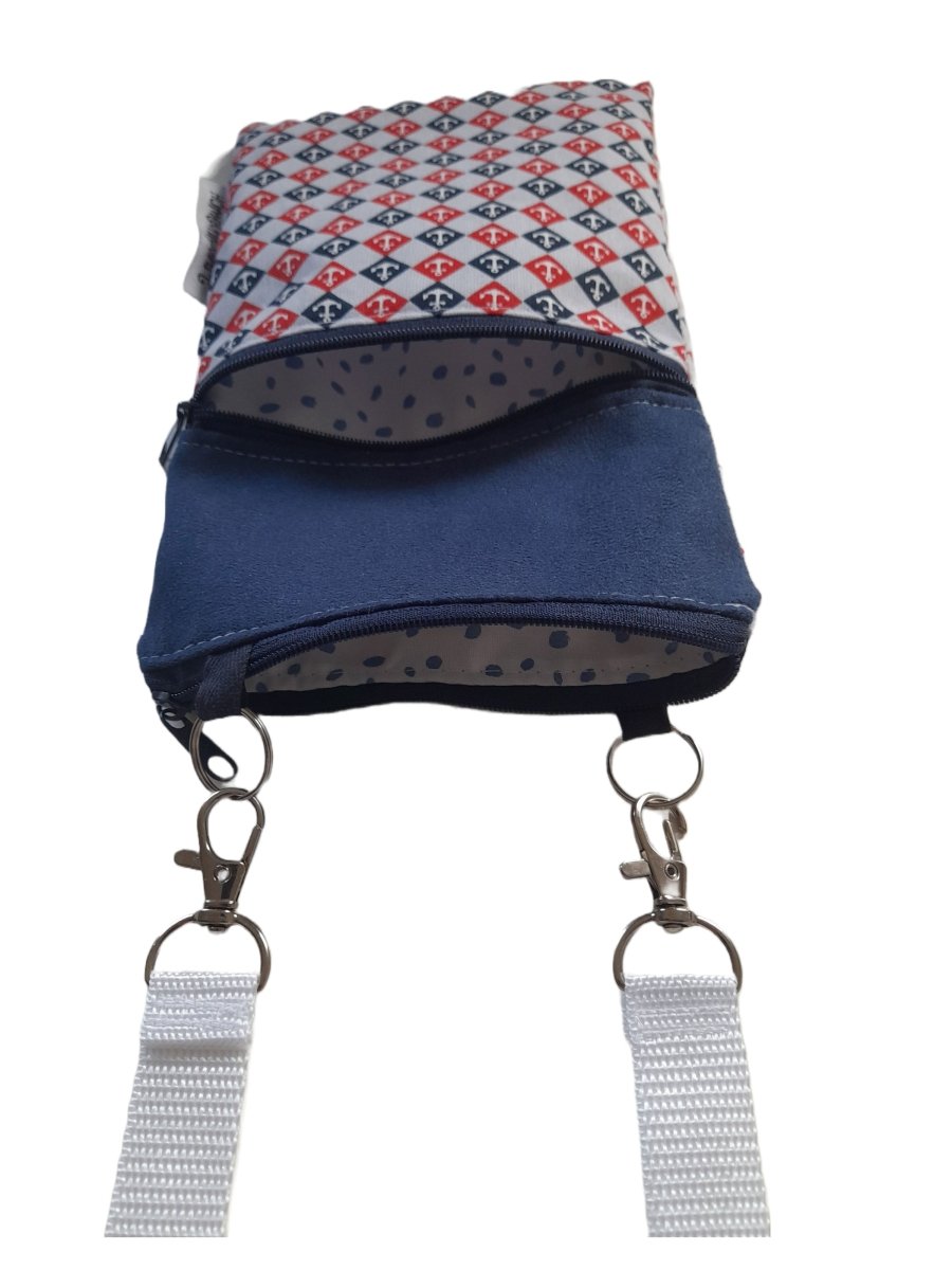Balldiri Crossbody Bag aus Stoff Handtasche - blau/maritim - Balldiri