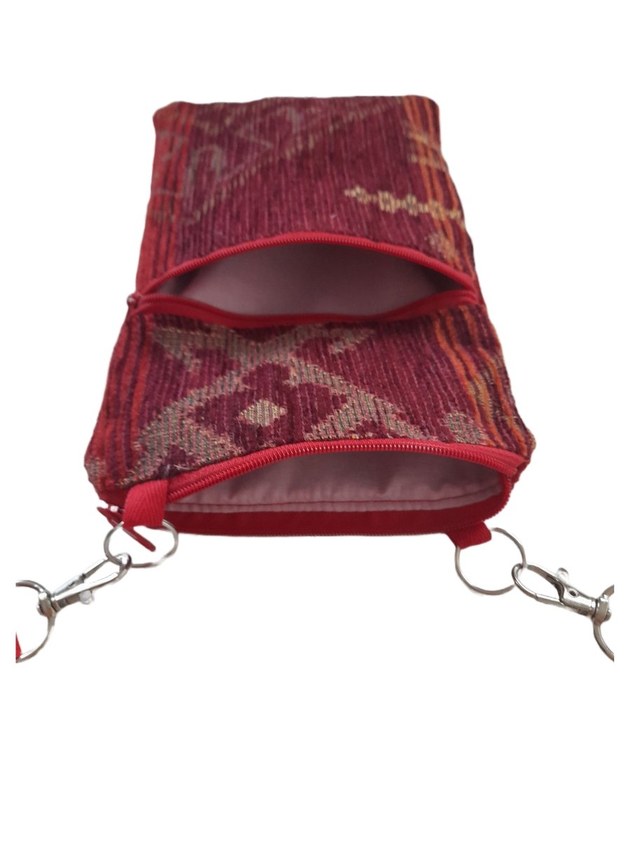 Balldiri Crossbody Bag aus Stoff Handtasche - gelb/braun - Balldiri