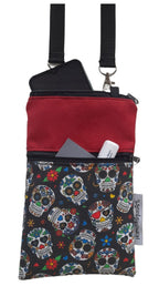 Balldiri Crossbody Bag groß Handtasche Tasche Stoff - Totenkopf - Balldiri