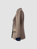 Balldiri Damen Blazer Einreiher Knopfleiste beige elegant - S - Balldiri
