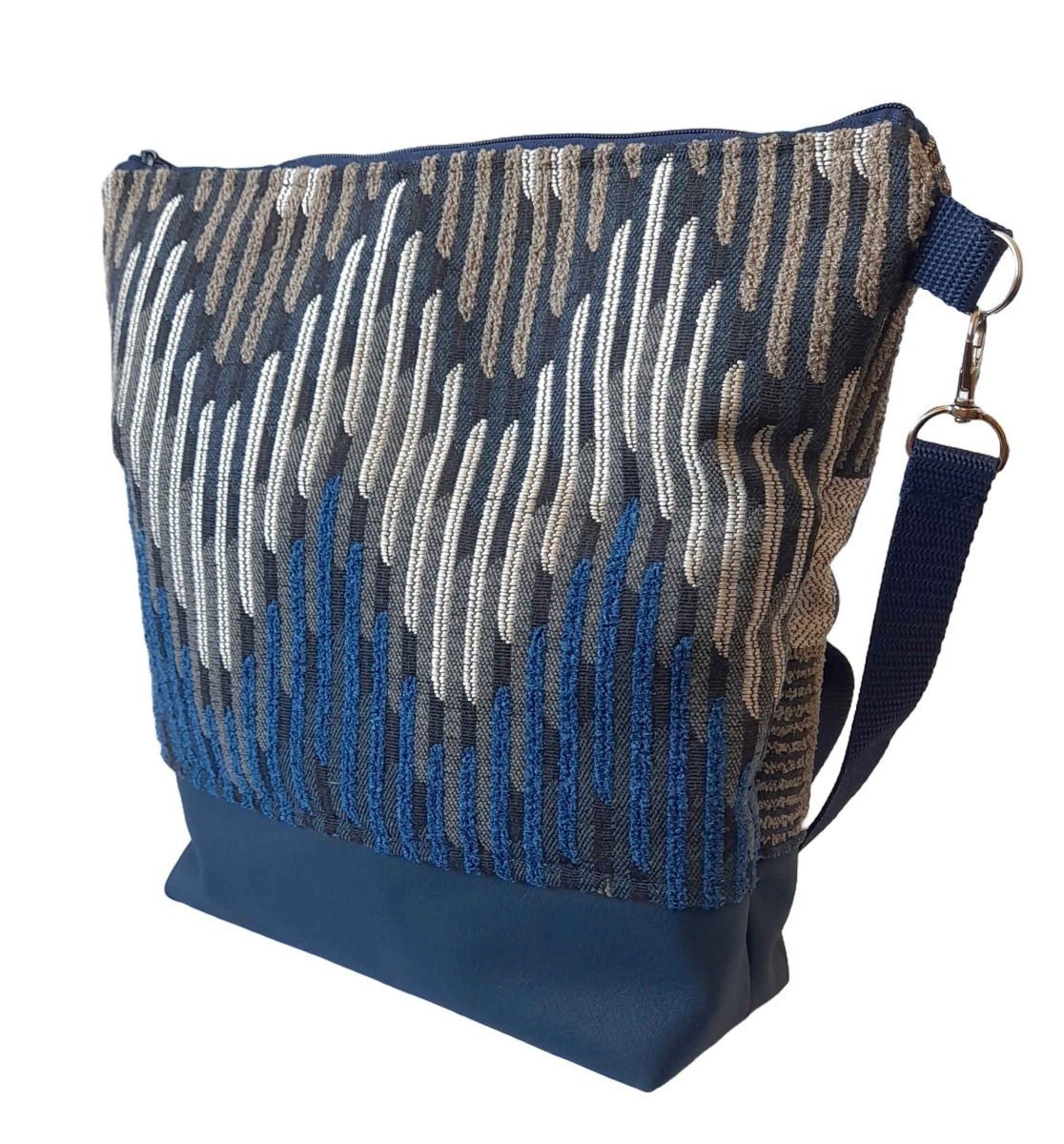 Balldiri Handtasche Crossbody Bag groß - blau/blau - Balldiri
