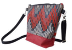 Balldiri Handtasche Crossbody Bag groß - rot/rot - Balldiri