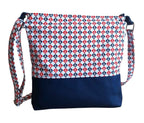 Balldiri Handtasche Crossbody Bag groß - blau/Maritim - Balldiri