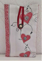 Balldiri Handytasche aus Stoff - Herz - Balldiri