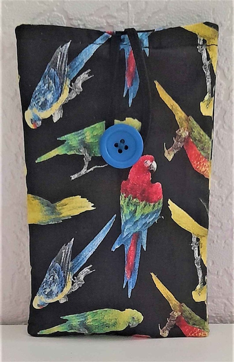 Balldiri Handytasche aus Stoff - Papagei - Balldiri