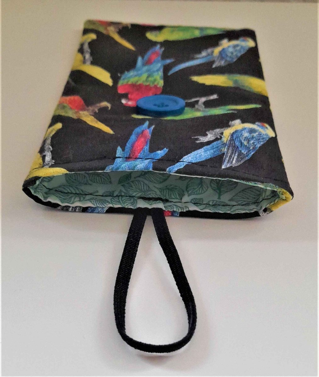 Balldiri Handytasche aus Stoff - Papagei - Balldiri