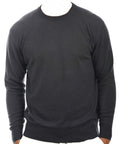 Balldiri Kaschmir Pullover Herren anthrazit Rundhals 100% 2 - fädig Größe L - Balldiri