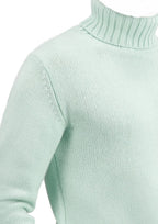 Balldiri Kaschmir Rollkragen Pullover Herren 100% 8 - fädig - hellgrün - Balldiri
