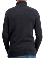 Balldiri Kaschmir Rollkragen Pullover Herren 100% 8 - fädig - anthrazit - Balldiri
