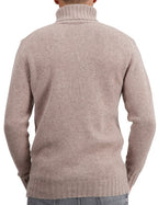 Balldiri Kaschmir Rollkragen Pullover Herren 100% 8 - fädig - naturbraun - Balldiri