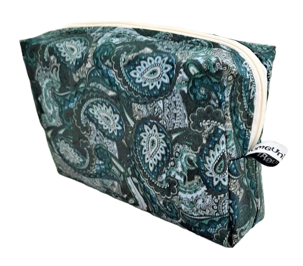 Balldiri Kulturbeutel Kosmetiktasche - Paisley grün 1 - Balldiri