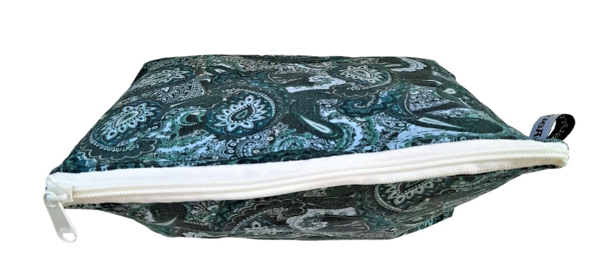 Balldiri Kulturbeutel Kosmetiktasche - Paisley grün 2 - Balldiri