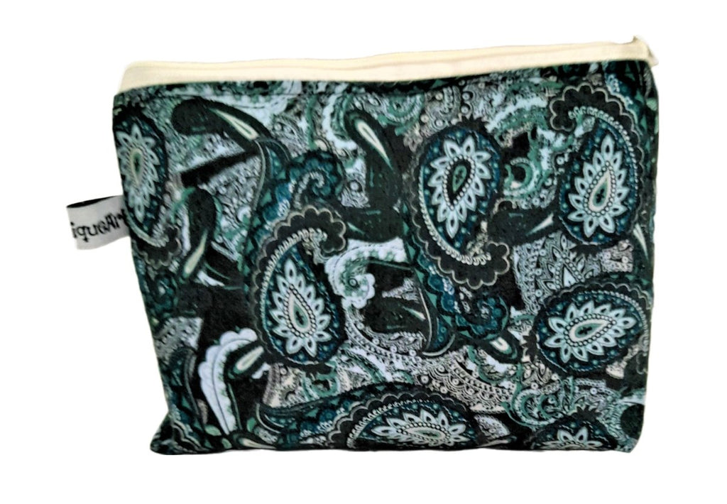 Balldiri Kulturbeutel Kosmetiktasche - Paisley grün 2 - Balldiri