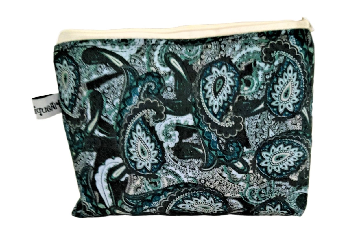 Balldiri Kulturbeutel Kosmetiktasche - Paisley grün 2 - Balldiri