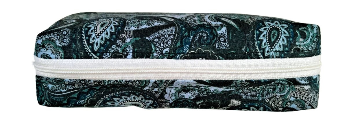 Balldiri Kulturbeutel Kosmetiktasche - Paisley grün 1 - Balldiri