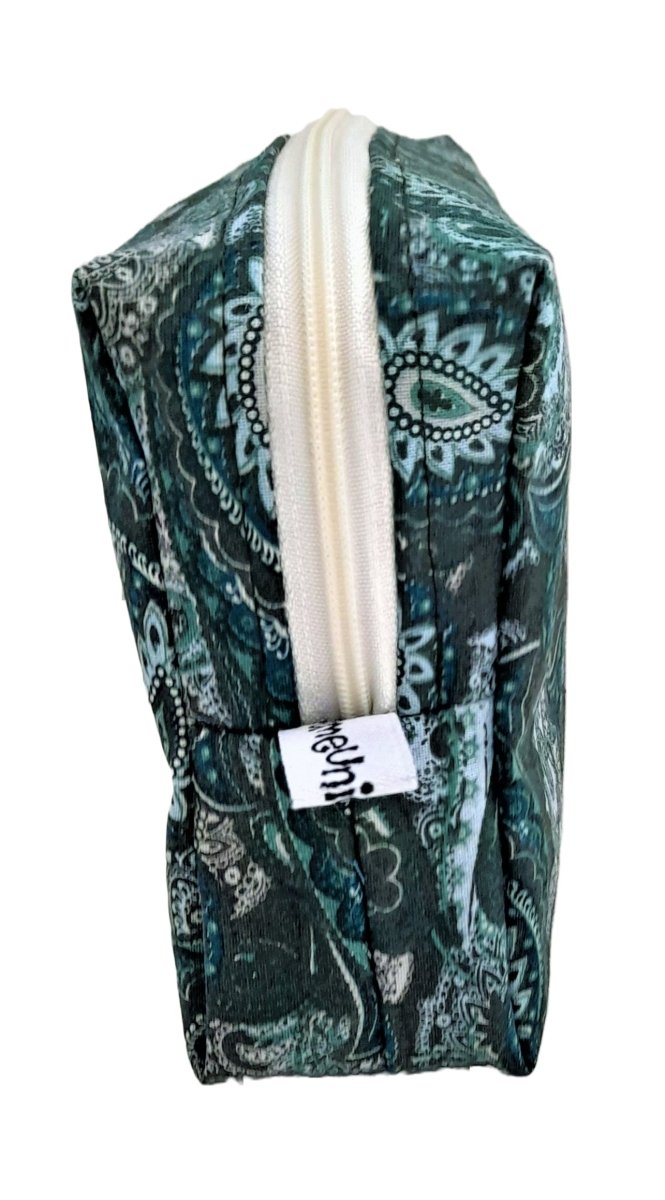 Balldiri Kulturbeutel Kosmetiktasche - Paisley grün 1 - Balldiri