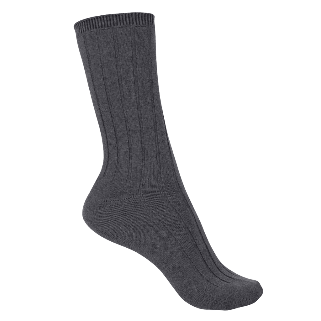 Balldiri Luxus Kaschmir - Socken Herren – 2 - fädig & weich - anthrazit - Balldiri