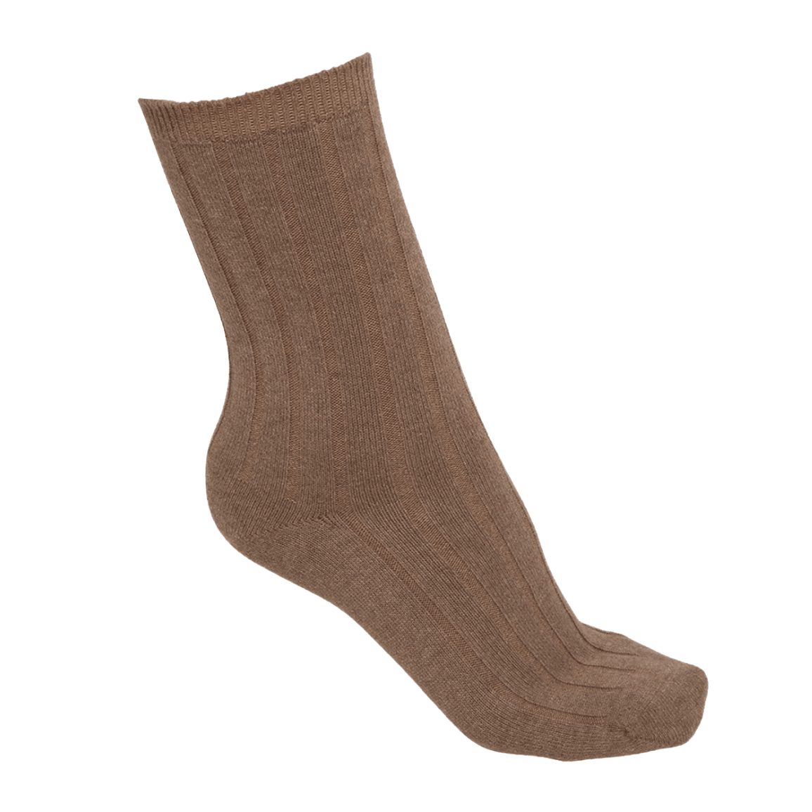 Balldiri Luxus Kaschmir - Socken Herren – 2 - fädig & weich - naturalbraun - Balldiri