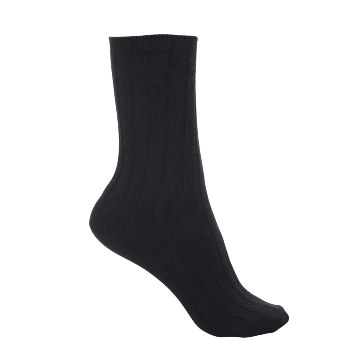 Balldiri Luxus Kaschmir - Socken Herren – 2 - fädig & weich - schwarz - Balldiri