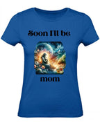 Balldiri T-Shirt Damen Baby Schwangerschaft XS bis 2XL - royalblau - Balldiri