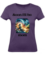 Balldiri T-Shirt Damen Baby Schwangerschaft XS bis 2XL - purple - Balldiri