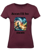 Balldiri T-Shirt Damen Baby Schwangerschaft XS bis 2XL - bordeaux - Balldiri