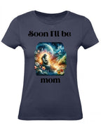 Balldiri T-Shirt Damen Baby Schwangerschaft XS bis 2XL - navy - Balldiri